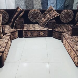 مجلس 25/20  قماش انطاكيا 930 بني مع بيج
